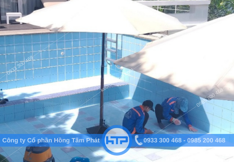 Dịch vụ thay ron gạch hồ bơi quận 2