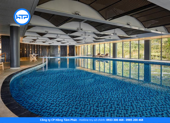 chà ron chống thấm hồ bơi