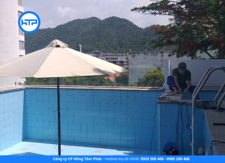 Quy trình chống thấm hồ bơi