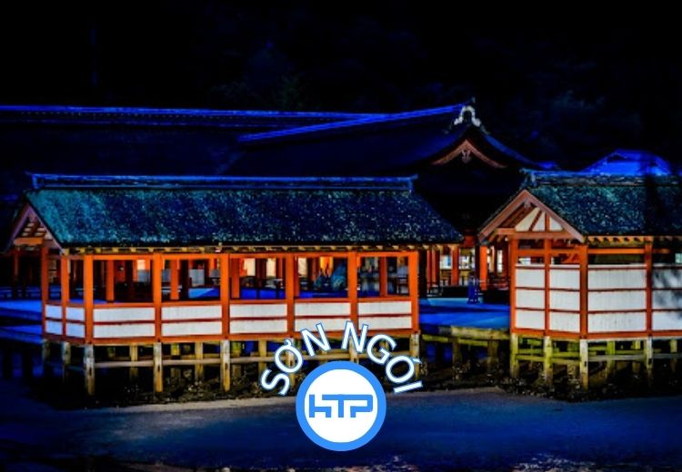 Sơn dạ quang tạo hiệu ứng ánh sáng lung linh cho ngôi nhà vào ban đêm